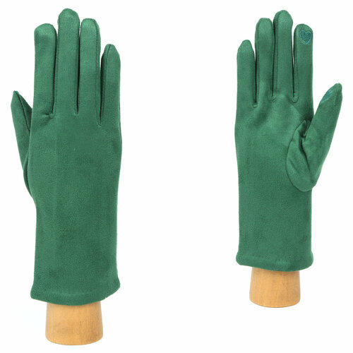 фото Перчатки fabretti, демисезон/зима, утепленные, сенсорные, размер 7, зеленый