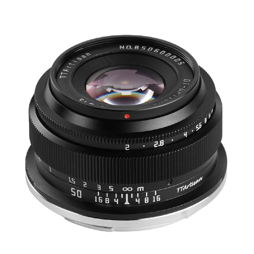 Объектив TTartisan 50mm f/2 Micro 4/3 объектив ttartisan 50mm f 2 canon eos m