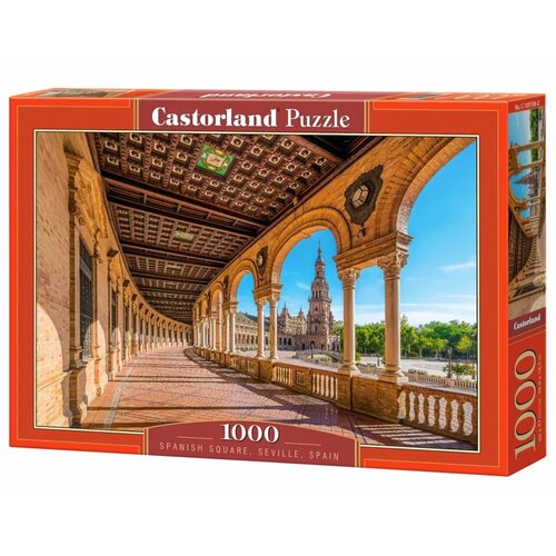 Пазл для взрослых Castorland 1000 деталей: Испанская площадь, Севилья castorland пазлы полден 3000 элементов