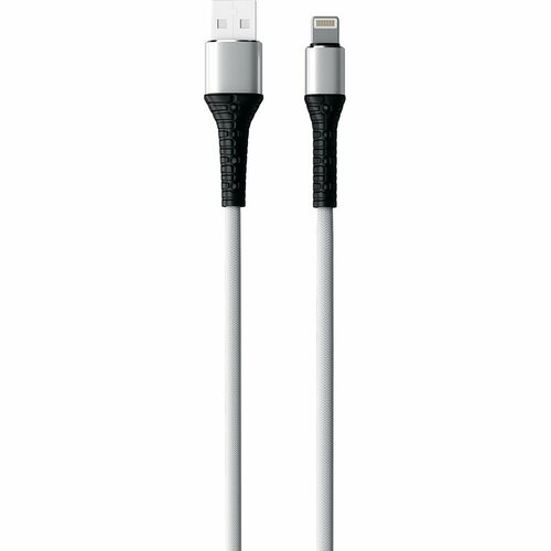 Кабель Red Line USB to Apple Lightning 1m 3A White кабель red line touch usb to microusb 1m 3a blue