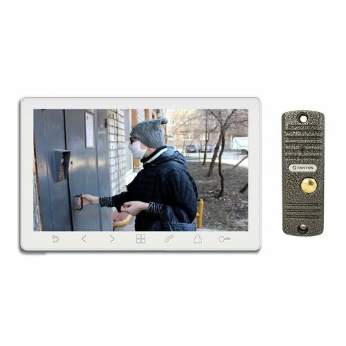 Tantos Prime HD SE (белый) и Walle HD (комплект многофункционального домофона HD 7)