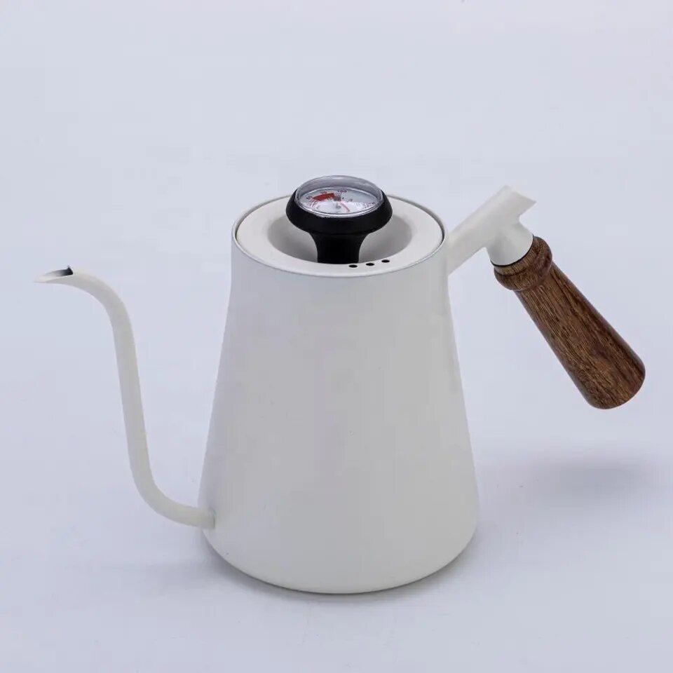 Чайник Agave для плиты, 650мл, белый, с тонким носиком