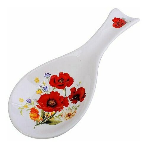 Подставка под ложку Loraine Маки из доломита 247см 645₽