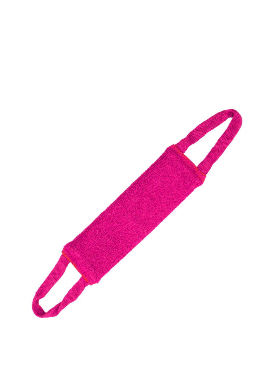 Губка-мочалка MarEl для купания малышей с массажным эффектом, из розового хлопка, 0+