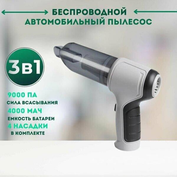 Беспроводной автомобильный пылесос "Vacuum Cleaner Portable"