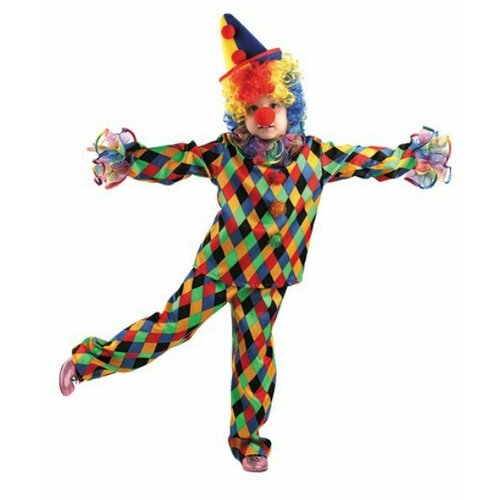Карнавальный костюм для детей Арлекино Батик, рост 122 см