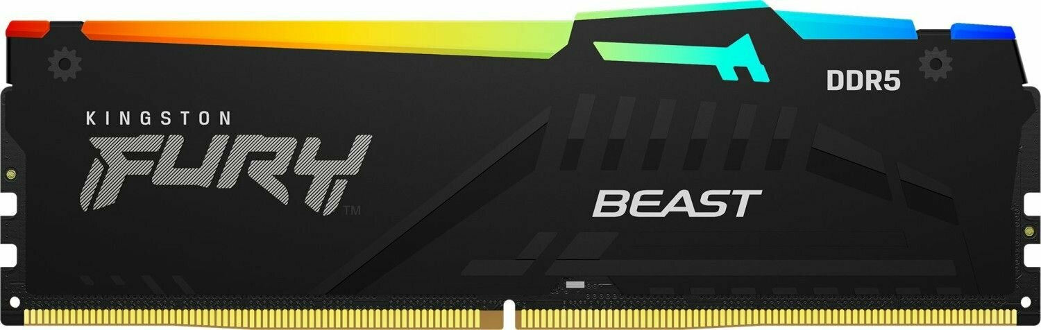 Оперативная память KINGSTON FURY Beast RGB DIMM DDR5 8Gb (1x8Gb) 5600 MHz (KF556C40BBA-8)