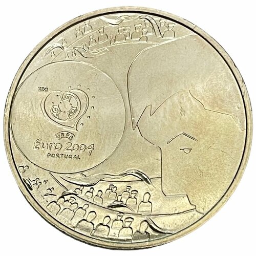 Португалия 8 евро 2004 г. (Эффектность футбола - Удар) (2) португалия 2 евро 2023 мир unc коллекционная монета