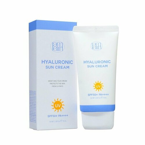 Солнцезащитный крем Lamelin Hualuronic Sun Cream c гиалуроновой кислотой SPF50+, 50 мл (комплект из 3 шт)