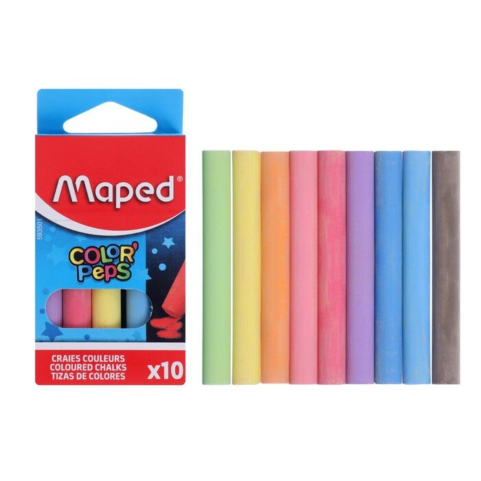 Мел Maped 10 цветов Mared Color Pep's круглый (593501)