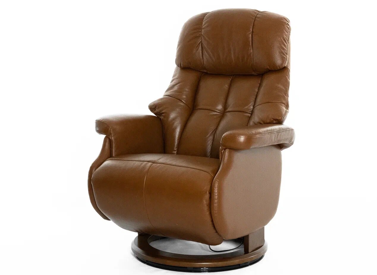 Кресло реклайнер Relax Lux Electro, коричневый