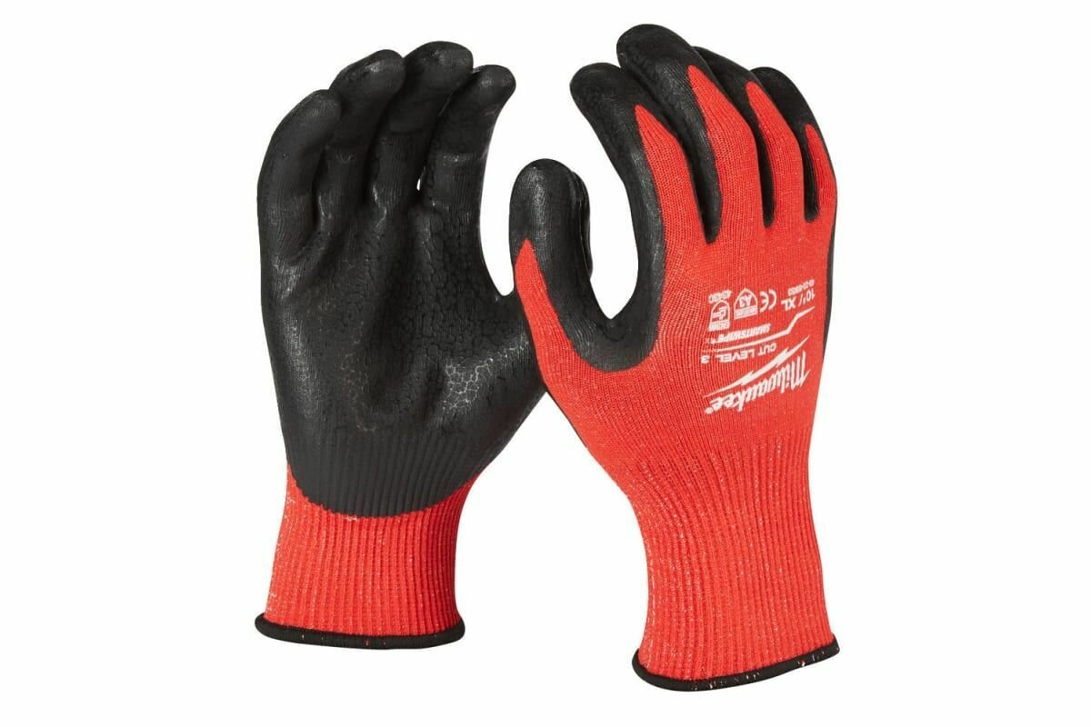 Перчатки Milwaukee с защитой от порезов уровень 3 размер 10 (XL), 4932471422