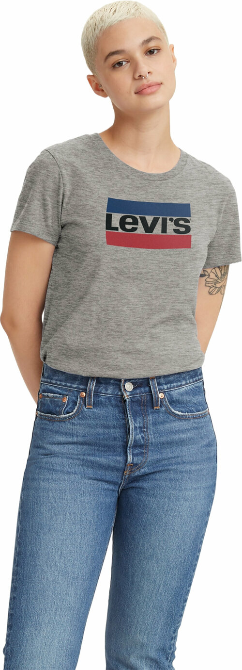 Футболка Levis, размер S, серый