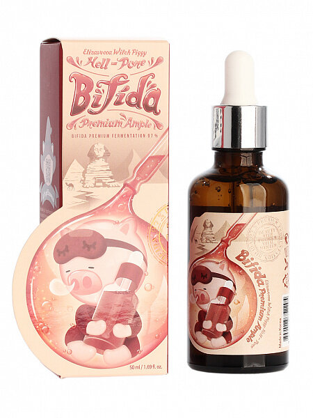 Сыворотка для лица с бифидобактериями Elizavecca Hell Pore Bifida Premium Ample 50 мл Корея