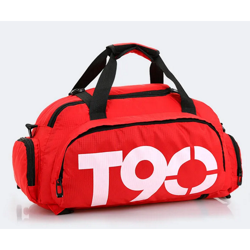 фото Сумка спортивная сумка-рюкзак , 23х24х45 см, красный без бренда