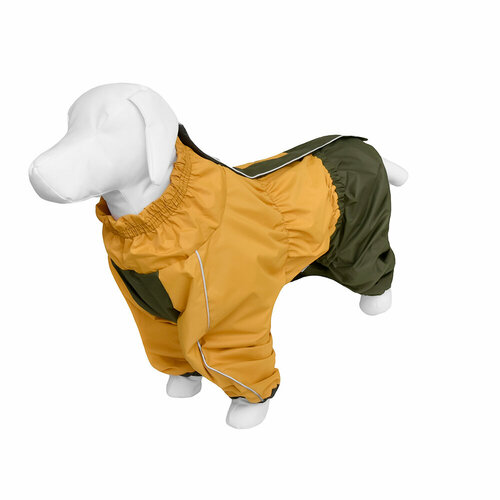 Одежда дождевик для собаки породы Лабрадор, Ретривер, горчичный