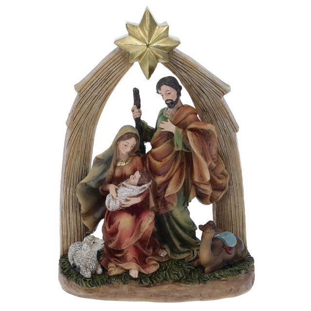 Koopman Рождественский вертеп Святое Семейство под Вифлеемской Звездой 21*15 см AAA756750