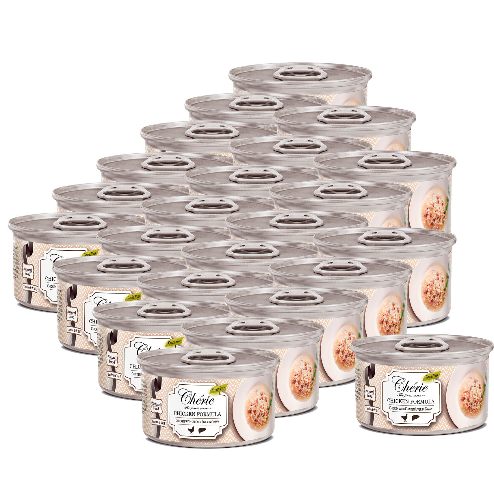 фото PETTRIC Курица с Куриной Печенью в Соусе. 80 г. х 24 шт.