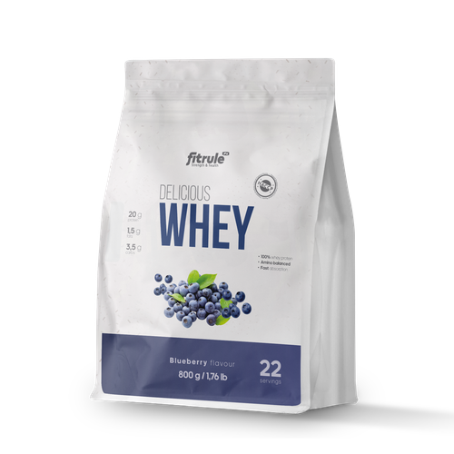 FitRule Delicious Whey (800 гр) (черника) fitrule delicious casein 800 гр шоколад