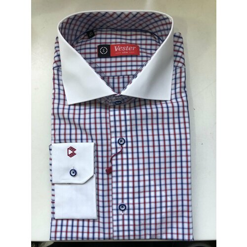 фото Рубашка vester, размер 41/176, красный