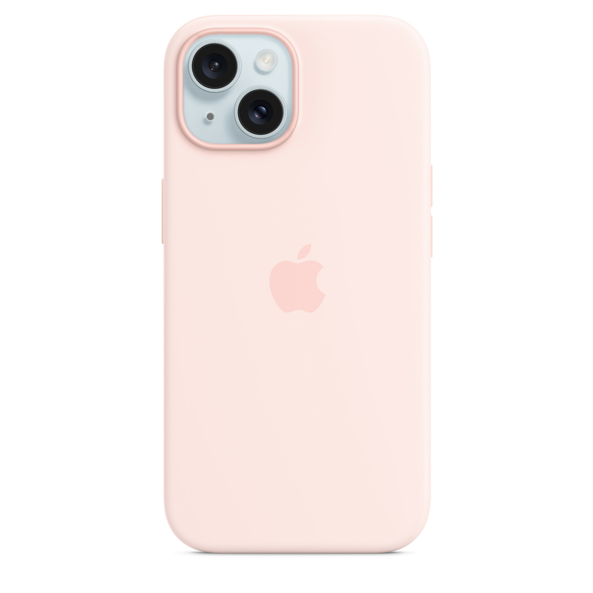 Чехол Silicone Case with MagSafe для iPhone 15 Light Pink