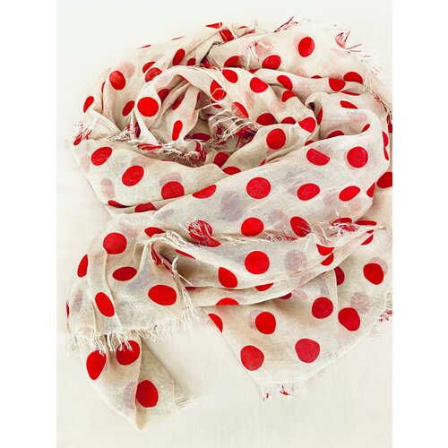 Палантин KIKKA MIA, 180х90 см, бежевый