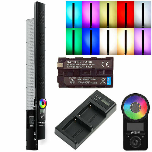 Видеосвет Yongnuo YN-360 III (RGB) (3200-5600K) KIT1 (+Аккум+ЗУ)