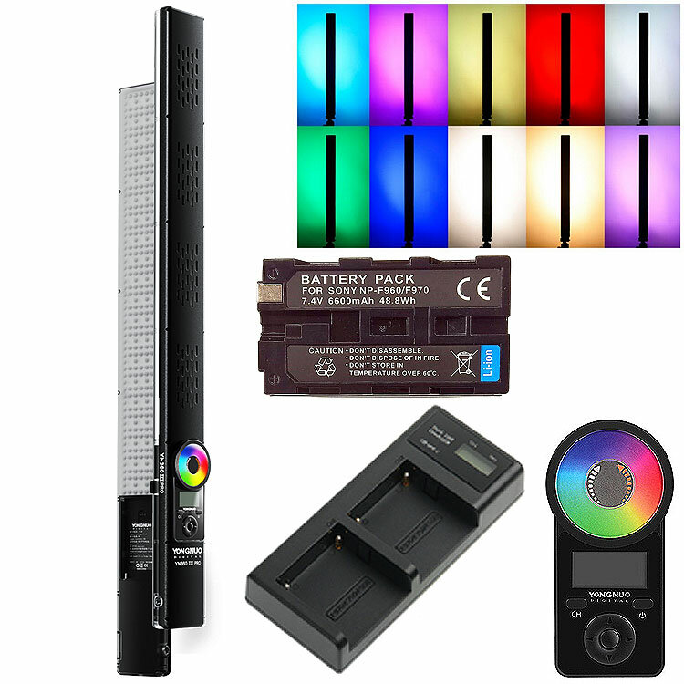 фото Видеосвет Yongnuo YN-360 III (RGB) (5600K) KIT2 (+Аккум+ЗУ)