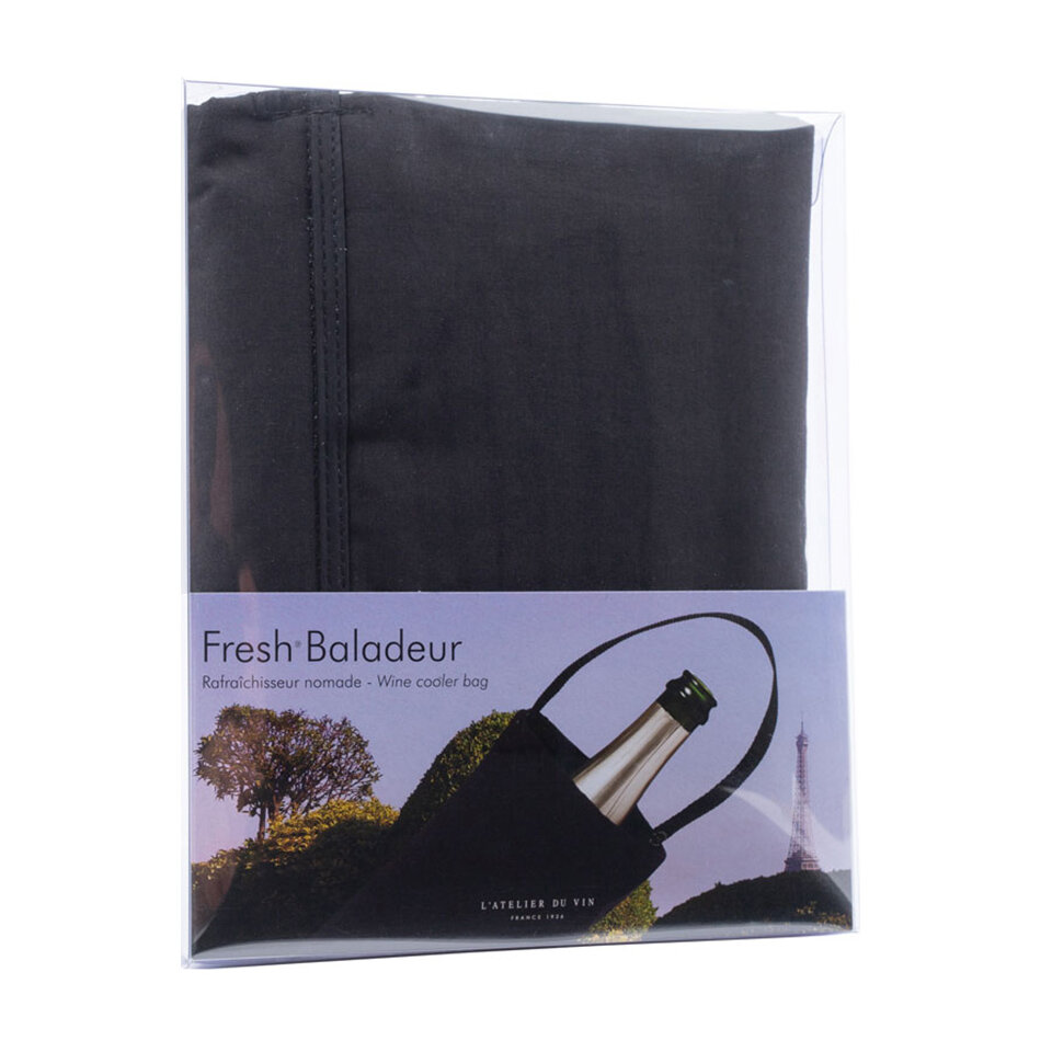 Сумка для охлаждения вина и шампанского L"Atelier du Vin Fresh Baladeur Noir, 095384-8