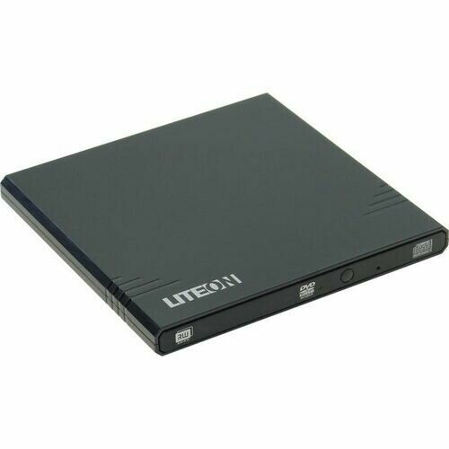 DVD привод внешний, оптический DVD-RW LITE-ON eBAU108-Ultra Slenter черный USB 2.0 оптический привод lite on ebau108 black box черный