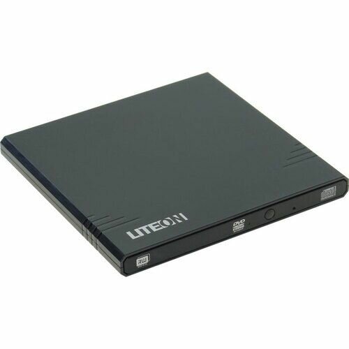 DVD привод внешний оптический DVD-RW LITE-ON eBAU108-Ultra Slenter черный USB 20