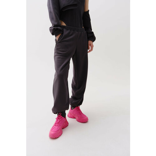 Брюки джоггеры  ХакаМа, размер 48, серый