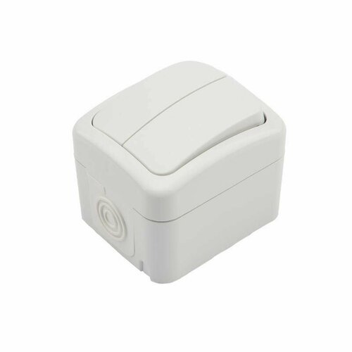 Выключатель 2-кл. ОП Mini OG IP54 бел. Kranz KR-78-0602 kranz mini og ip54 white kr 78 0603