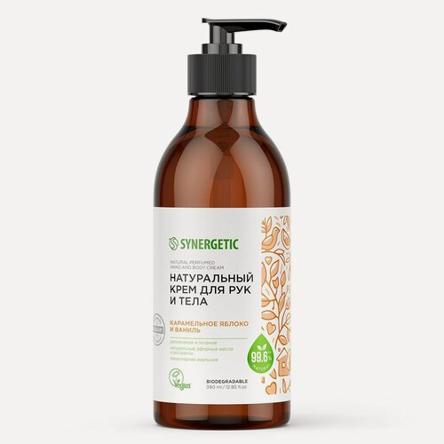 Изображение товара Крем для рук и тела Synergetic яблоко-ваниль натуральный, 380мл