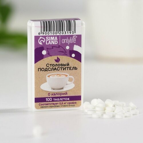 Подсластитель столовый, 100 таблеток