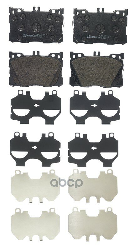 Колодки тормозные дисковые, MERCEDES-BENZ (BBDC) E-CLASS (W213) 01/16- / MERCEDES-BENZ (BBDC) GLC (X253) 11/ Brembo арт. P50139