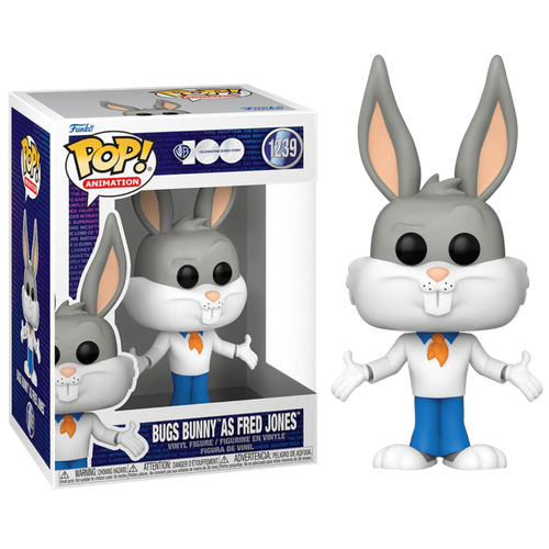 Фигурка Funko POP Bugs Bunny as Fred Jones Warner Bros. 100th Anniversary из мультсериалов Looney Tunes x Scooby-Doo 1239 funko pop статуэтка багз банни в роли фреда джонса