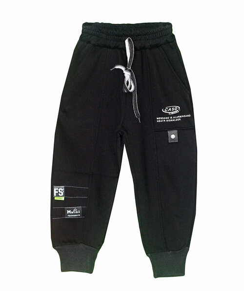 Школьные брюки джоггеры Xing, размер 120, черный