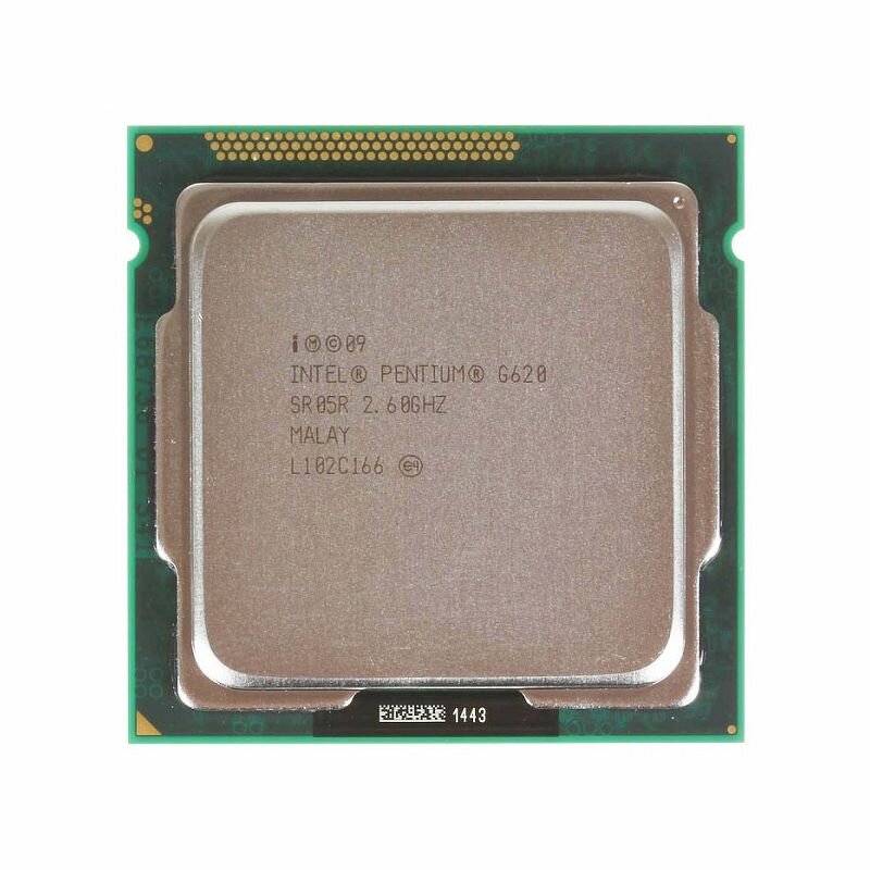 Процессор Intel Pentium G620 LGA1155, 2 x 2600 МГц, OEM