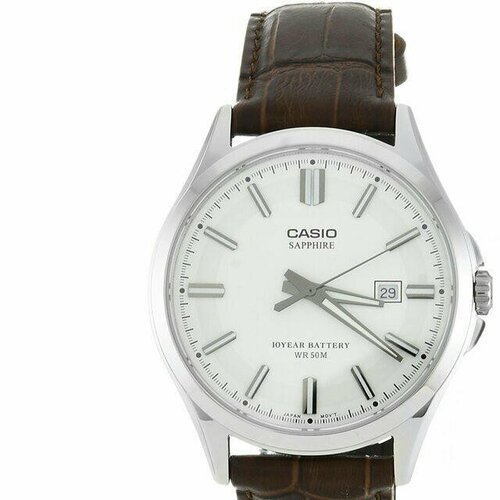 Наручные часы CASIO Collection, коричневый, белый