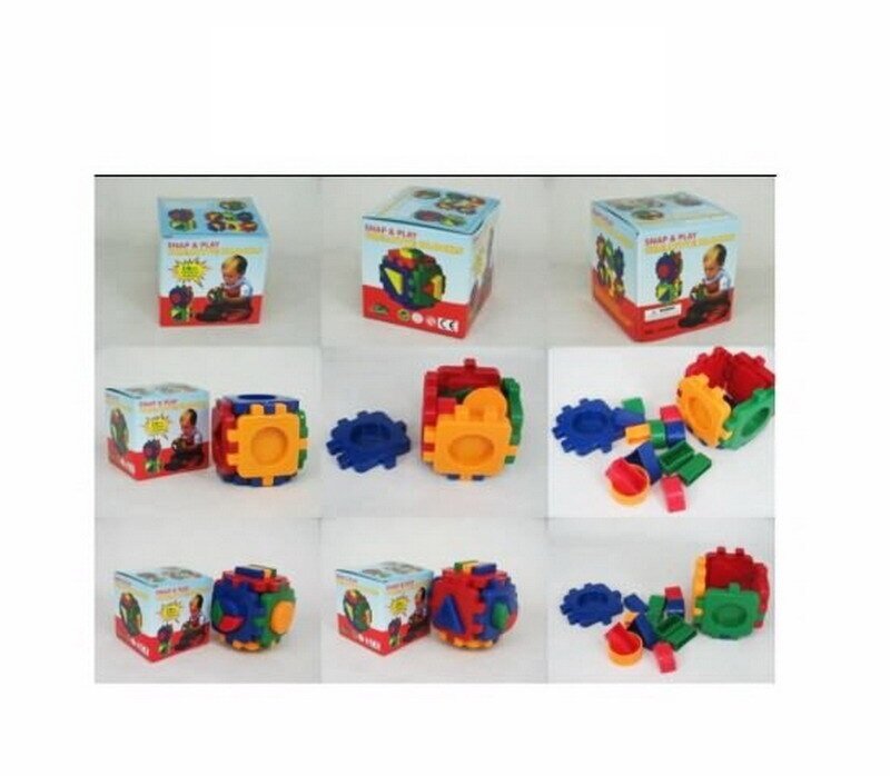 Кубик развивающий для малышей (18 деталей) (ST1966C) S+S Toys - фото №2