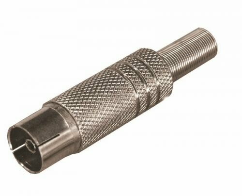 фото Разъем Rexant 05-2014 гнездо TV никель c пружиной