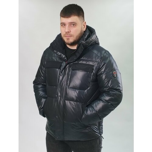 фото Куртка lanqsidun, размер 48, синий