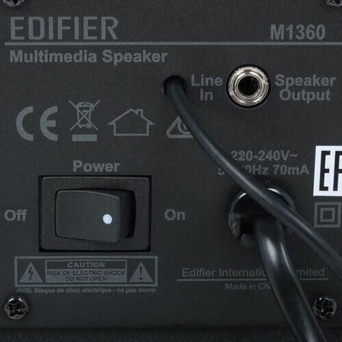 Колонки EDIFIER M1360, 2.1, черный [m1360 black] - фото №13