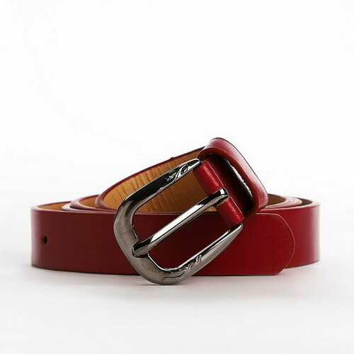 фото Ремень сима-ленд, размер 110, бордовый сима-лэнд