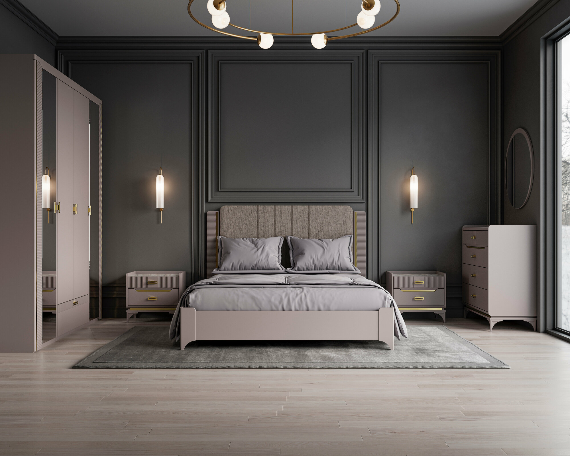 фото Кровать мокко сиде 1600 С подъемным механизмом