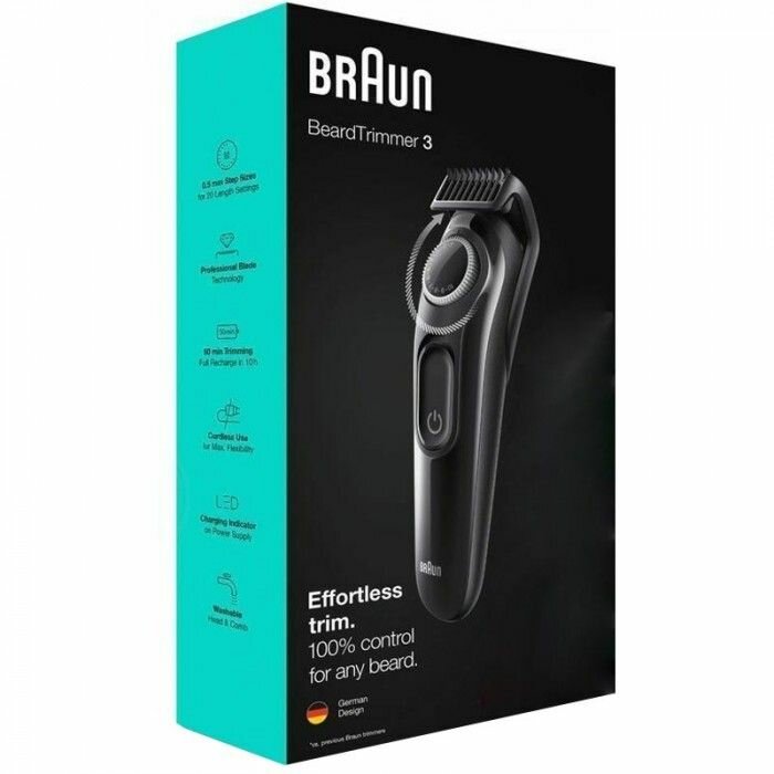 Машинка для стрижки Braun BT3324, black, Германия - фотография № 10