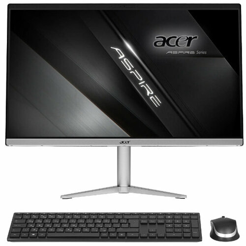 Моноблок Acer Aspire C24-1300 Ryzen 5 7520U/8Gb/SSD256Gb/23,8;/O_DLED/FHD/KB/M/Win11/ silver (DQ. BL0CD.004)