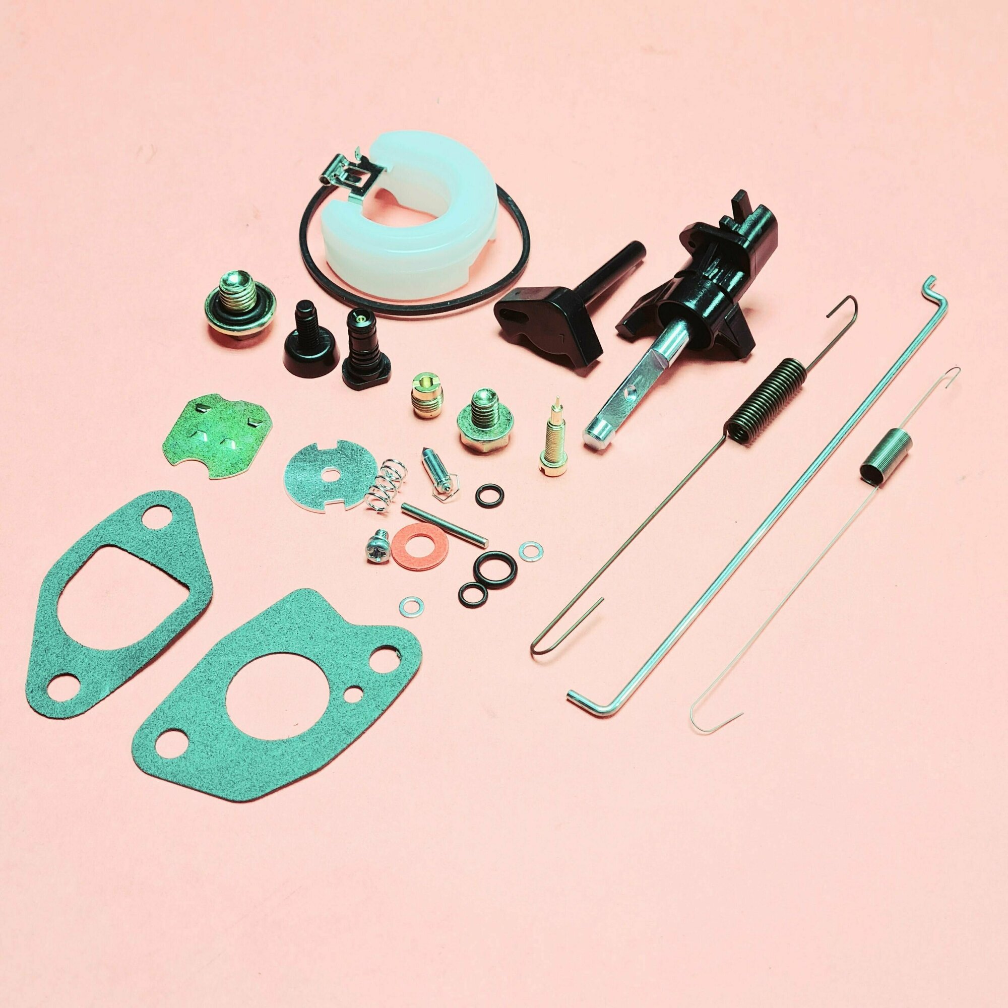 фото Ремнабор карбюратор, Прокладки, Пружины газа (тонкая + толстая + тяга)/для мотоблоков мотопомпы двигателей 168F, 168F-1, 168F-2, 170F