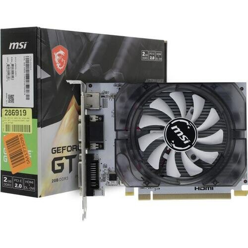 Видеокарта MSI GeForce GT 730 2GB (N730-2GD3V3) Retail